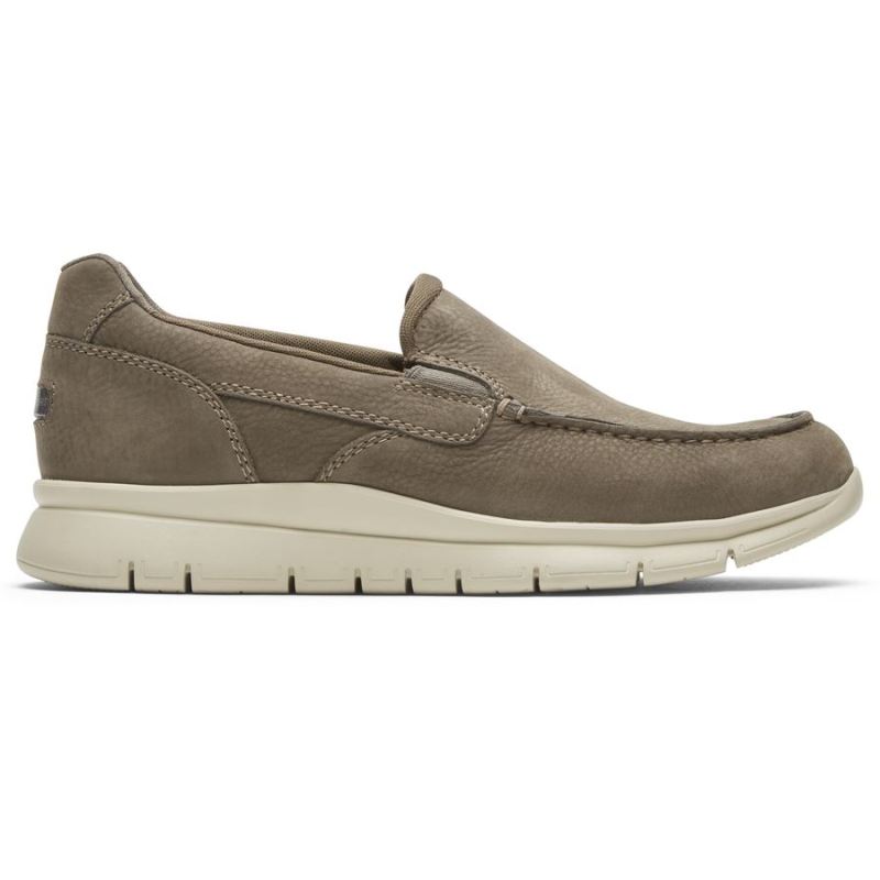ROCKPORT MASCULINO PRIMETIME MOC SLIP-ON-BREENNUBUCK