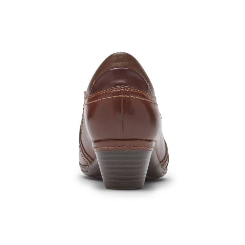 MOCASSINO ROCKPORT COBB HILL LAUREL FEMININOSLIP-ON-TAN