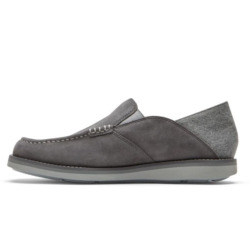 ROCKPORT TUCKER VENETIAN CRUSH BACK MOCHILA MASCULINA - CINZA AÇO
