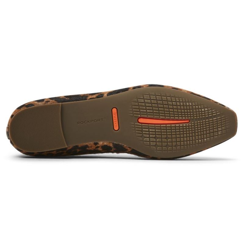 Tênis Total Motion Feminino RockportSapatilhas de balé Laylani com pelo de leopardo