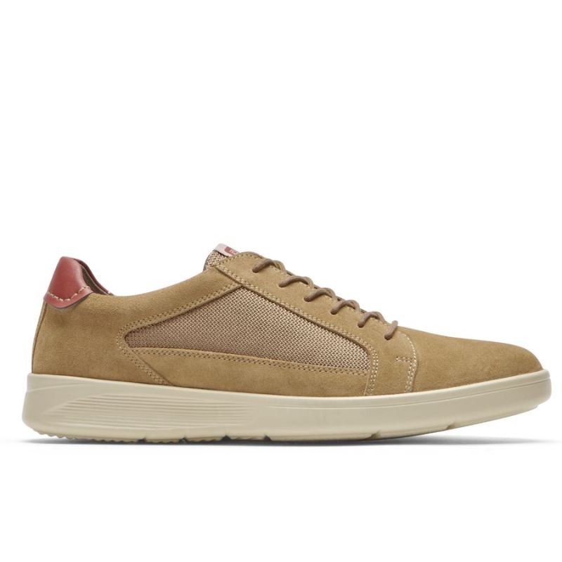 TÊNIS CALDWELL CUPSOLE MASCULINO ROCKPORT - CAMURÇA BEGE/TELA VICUNA