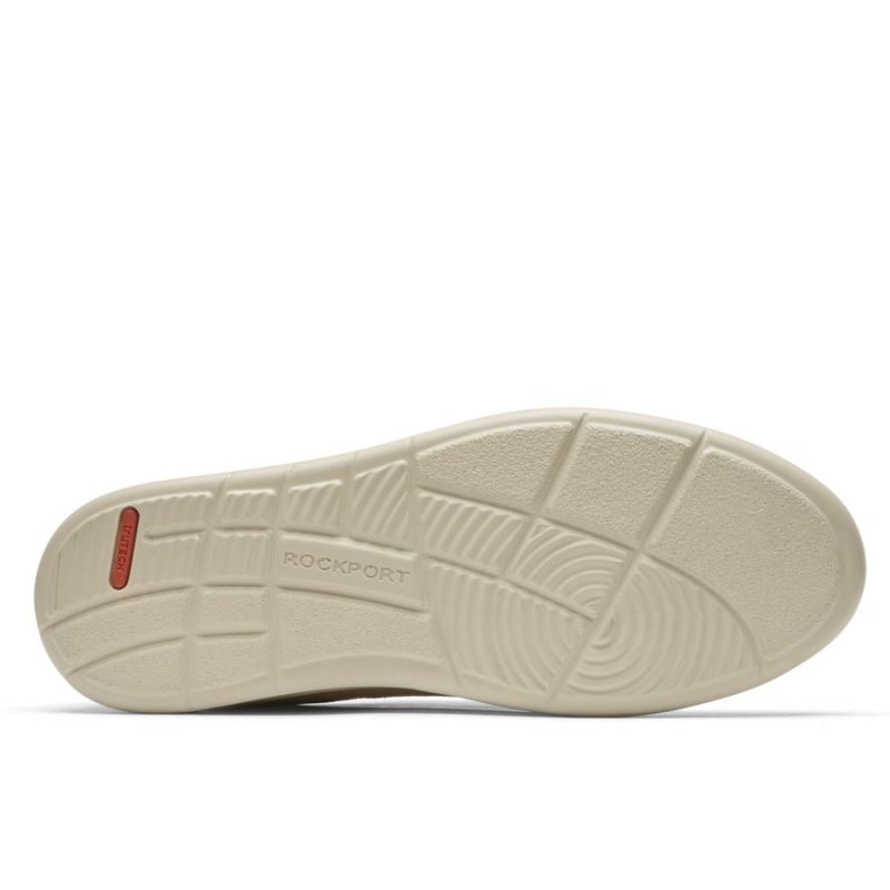 TÊNIS CALDWELL CUPSOLE MASCULINO ROCKPORT - CAMURÇA BEGE/TELA VICUNA