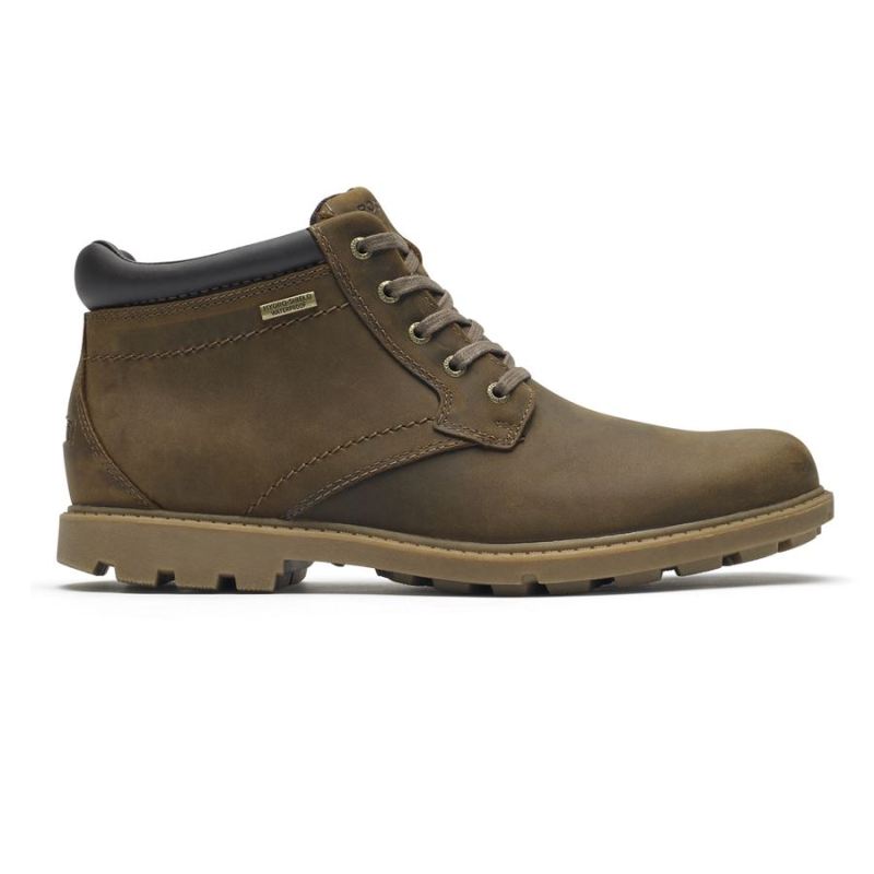 BOTA ROCKPORT RUGGED BUCKS IMPERMEÁVEL - BOSTON BEGE