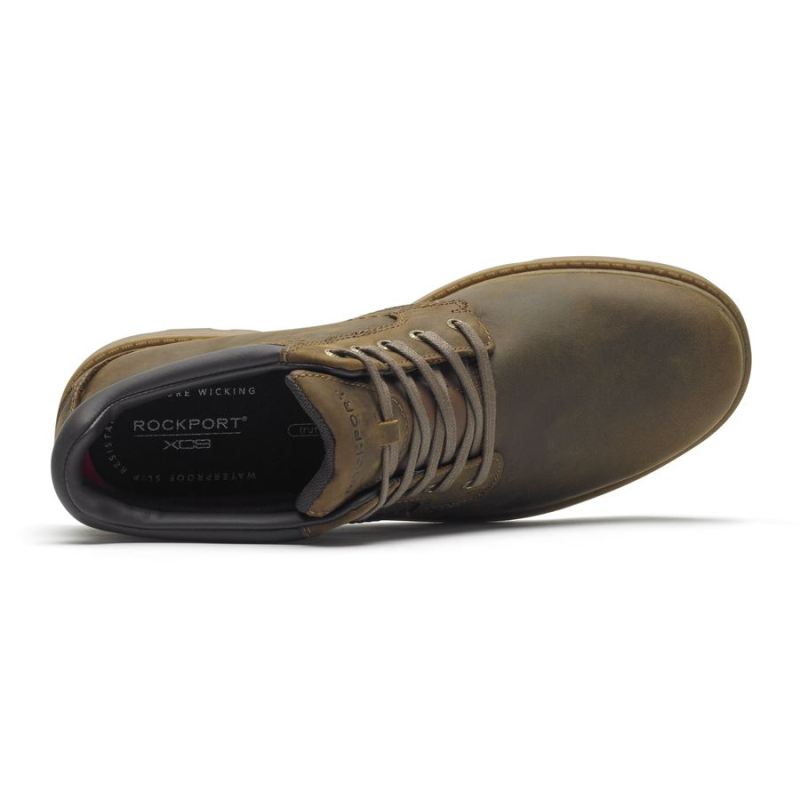 BOTA ROCKPORT RUGGED BUCKS IMPERMEÁVEL - BOSTON BEGE