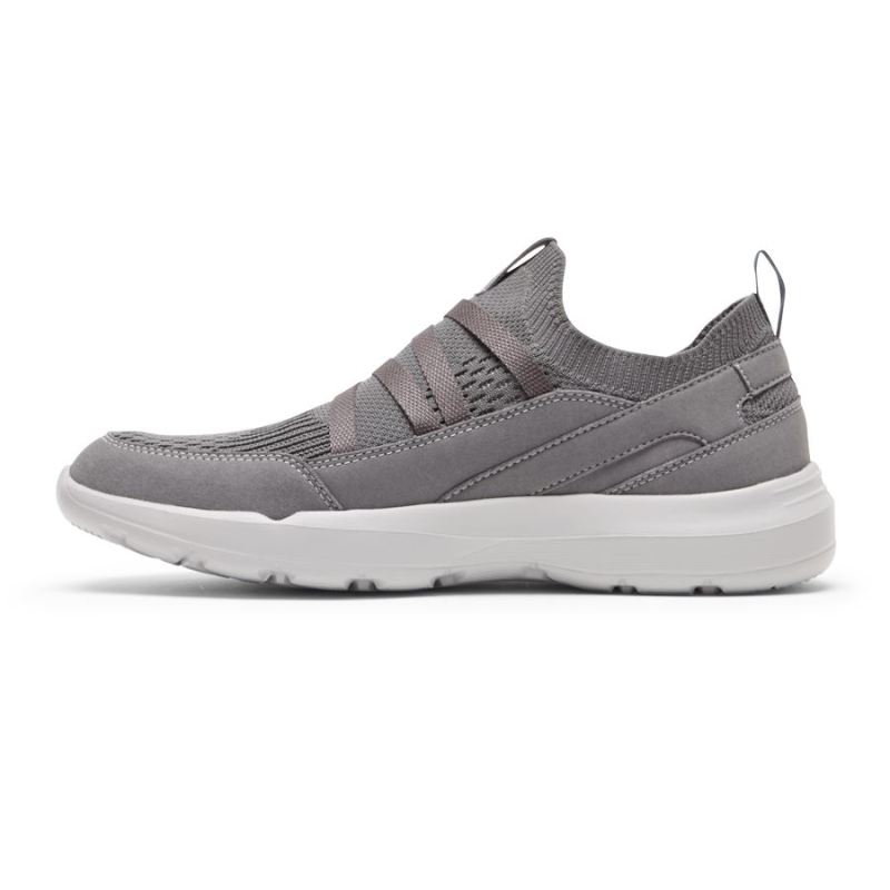 TÊNIS ROCKPORT MASCULINO TRUFLEX EVOLUTION COM GUARDA-LAMAS - CINZA AÇO