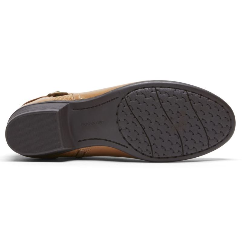 BOTA ROCKPORT FEMININA CARLY STRAP - BEGE