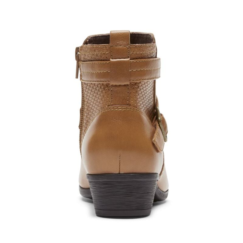 BOTA ROCKPORT FEMININA CARLY STRAP - BEGE