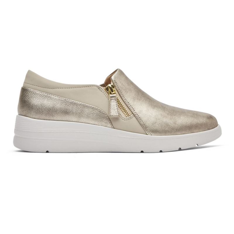 TÊNIS Feminino ROCKPORT TOTAL MOTION LILLIE COM ZÍPER LATERAL - STARLIGHT