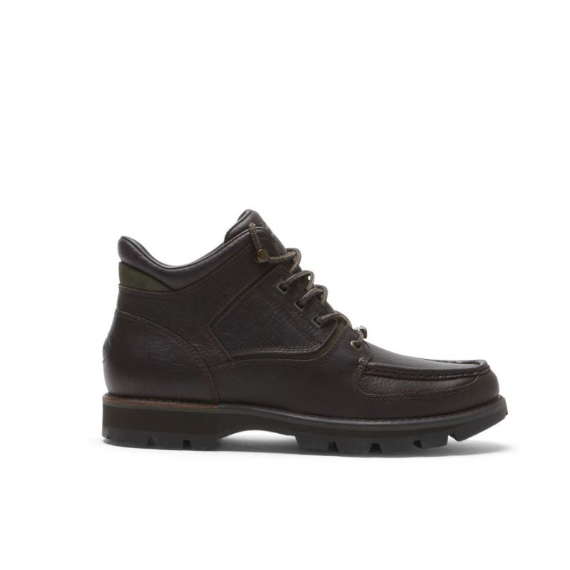 BOTA MASCULINA XCS UMBWE II TRAIL ROCKPORT - IMPERMEÁVEL - CHOCOLATE/VERDE