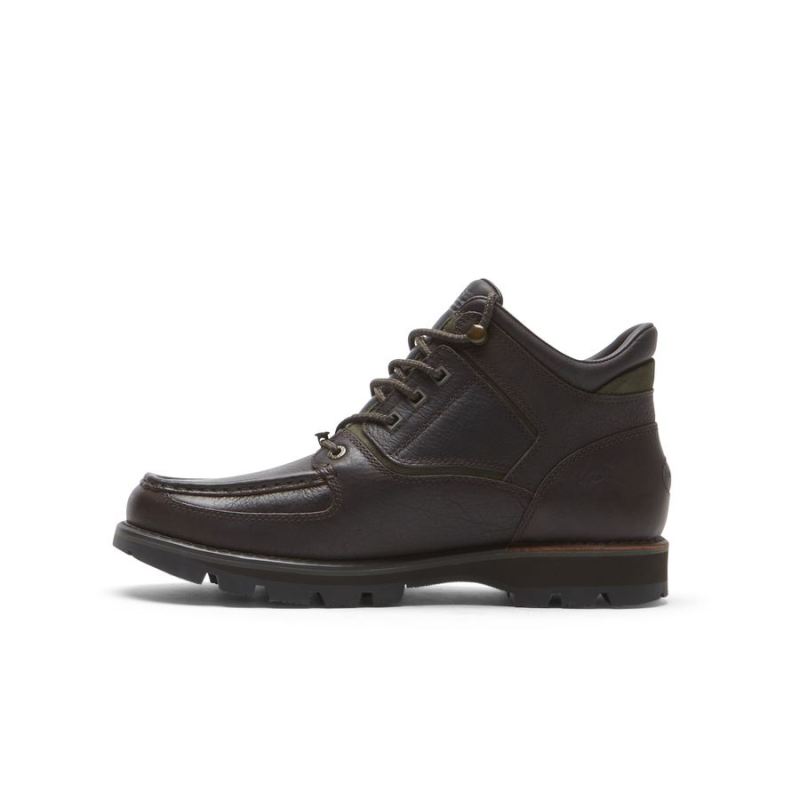 BOTA MASCULINA XCS UMBWE II TRAIL ROCKPORT - IMPERMEÁVEL - CHOCOLATE/VERDE