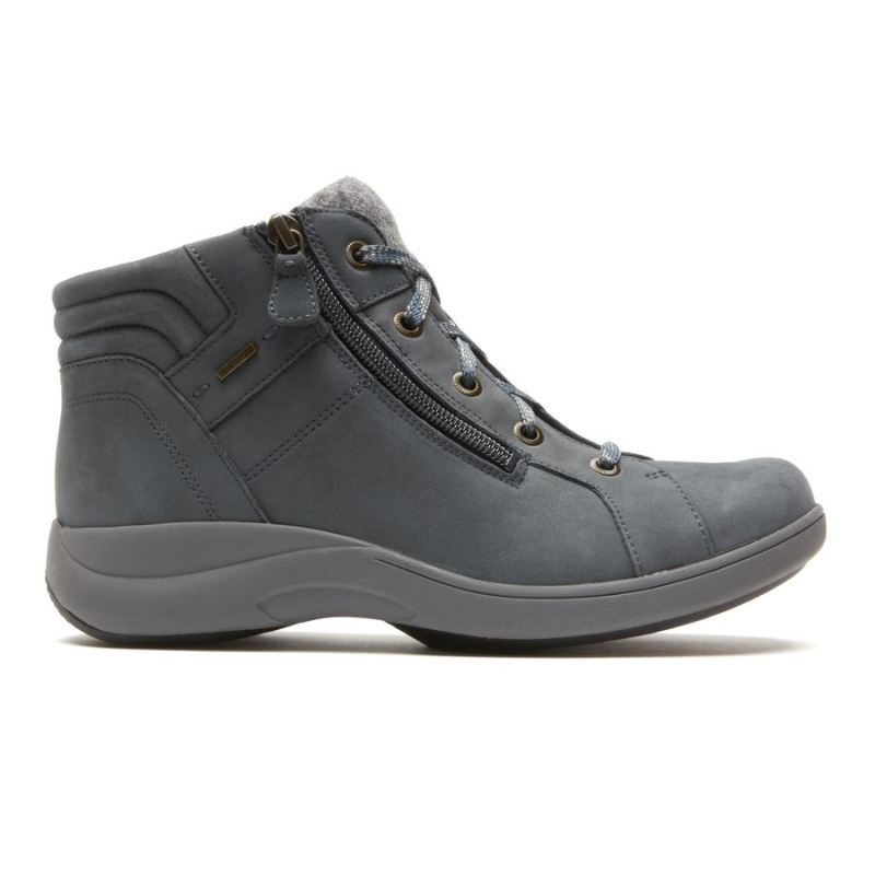 BOTA DE CANO BAIXO IMPERMEÁVEL REV STRIDARC FEMININA ROCKPORT - AZUL PEDRA