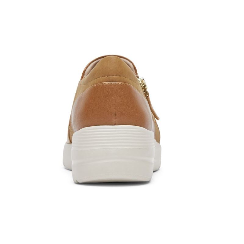 ROCKPORT TÊNIS FEMININO TOTAL MOTION LILLIE COM ZÍPER LATERAL - MEL