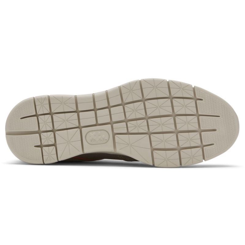 ROCKPORT MEN'S PRIMETIME CASUALTÊNIS COM GUARDA-LAMAS - COURO BREEN MESH