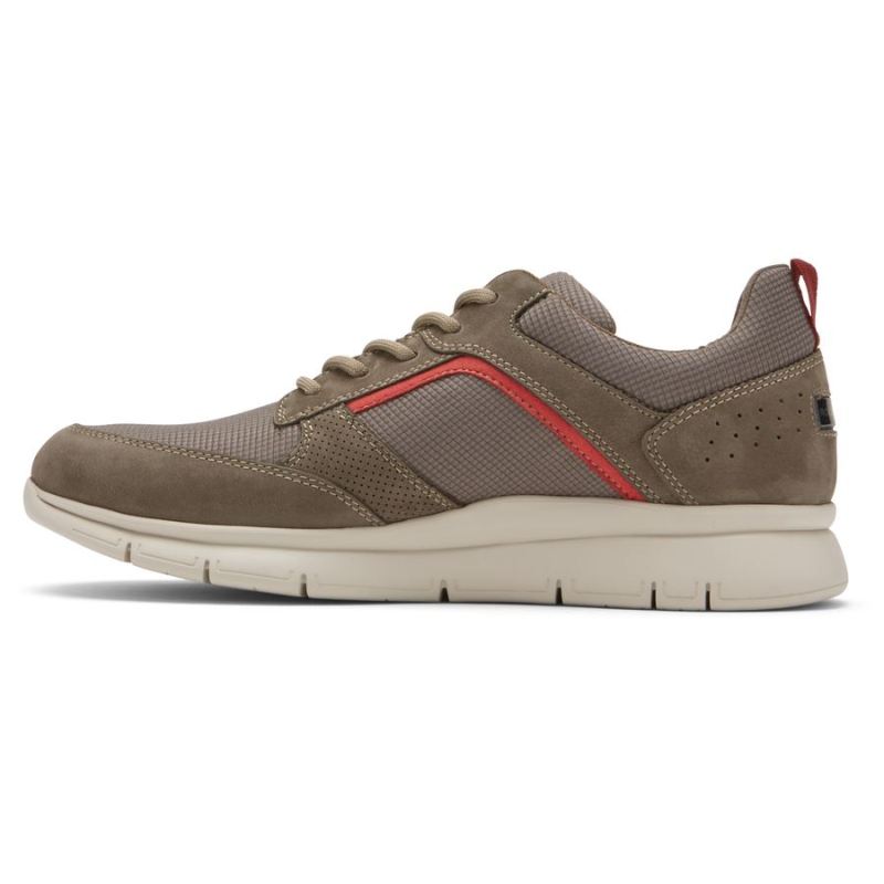 ROCKPORT MEN'S PRIMETIME CASUALTÊNIS COM GUARDA-LAMAS - COURO BREEN MESH