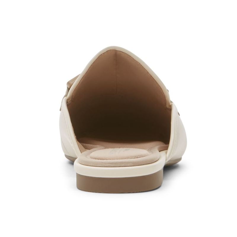 MOCASSINO ROCKPORT TOTAL MOTION LAYLANI SLIDE FEMININO - BAUNILHA