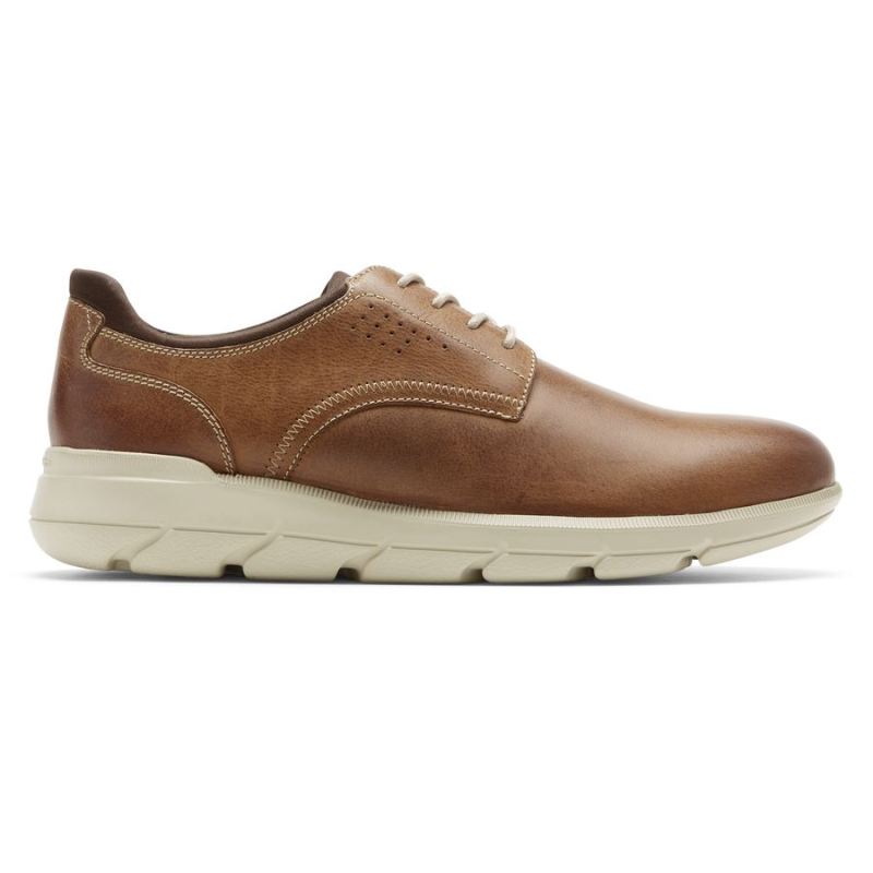 BOTAS ROCKPORT MASCULINA GRADY OXFORD - BEGE