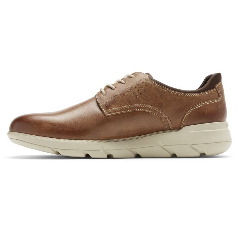 BOTAS ROCKPORT MASCULINA GRADY OXFORD - BEGE