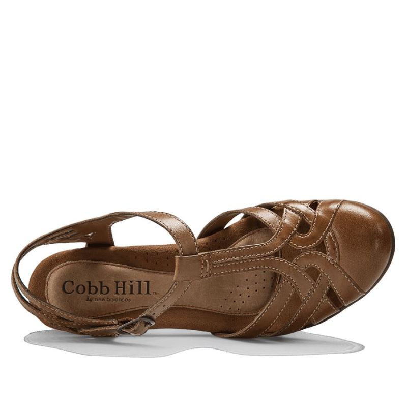 ROCKPORT COBB HILL AUBREY T-STRAP FEMININO - BEGE