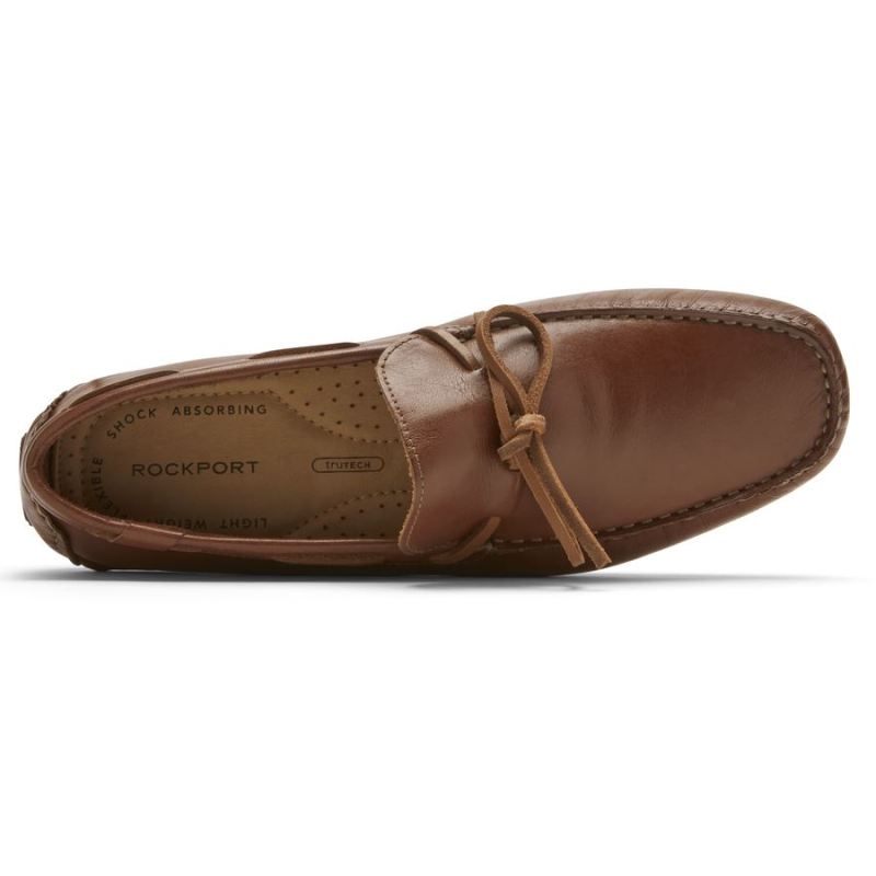 MOCASSINO RHYDER TIE MASCULINO ROCKPORT - MOGNO