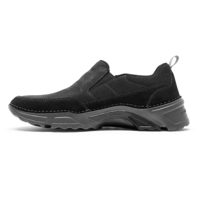 ROCKPORT MASCULINO ROCSPORTS SLIP-ON PRETOCOURO/NUBUCK