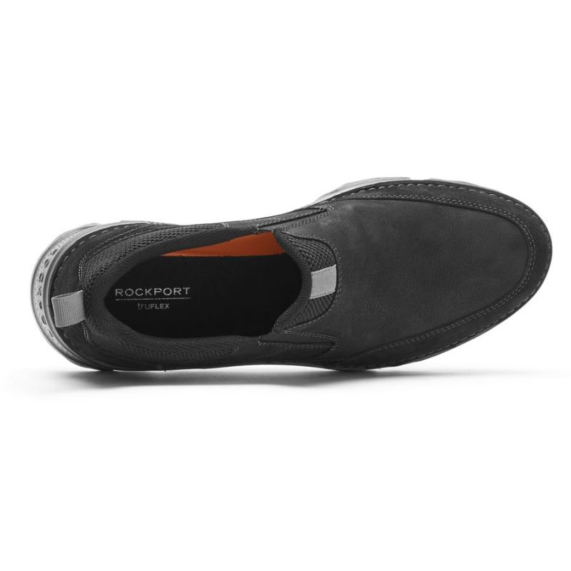 ROCKPORT MASCULINO ROCSPORTS SLIP-ON PRETOCOURO/NUBUCK
