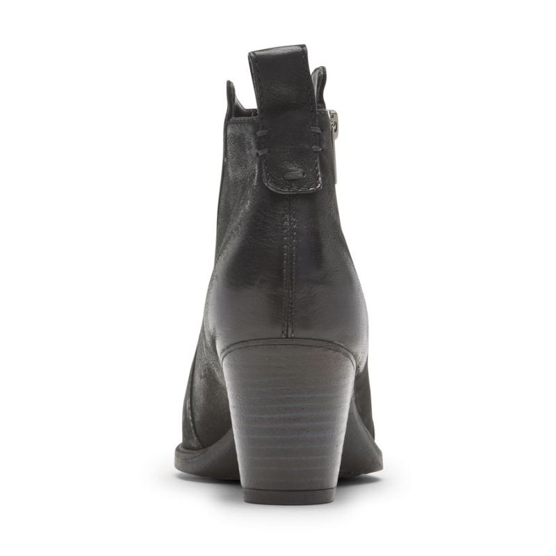 BOTA ROCKPORT FEMININA MADDIE COM ZÍPER - PRETA
