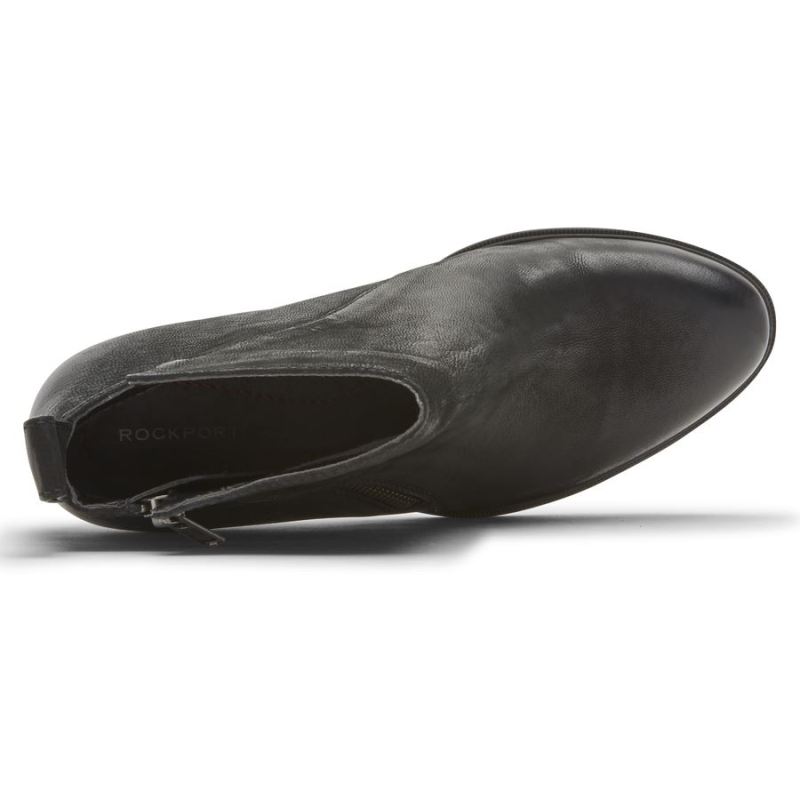 BOTA ROCKPORT FEMININA MADDIE COM ZÍPER - PRETA