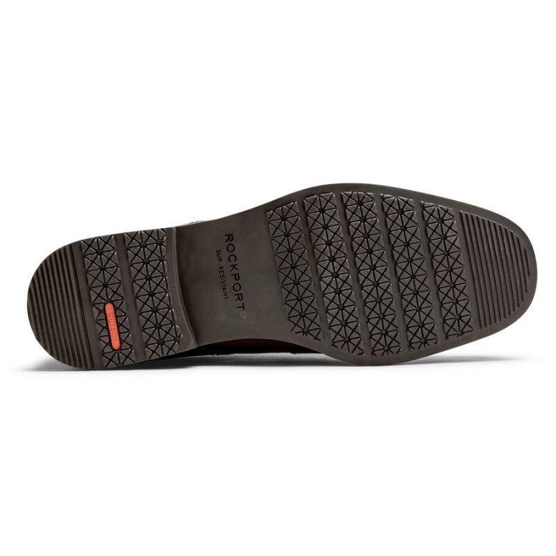 ROCKPORT TAYLOR MASCULINO COM BICO OXFORD - IMPERMEÁVEL - BEGE