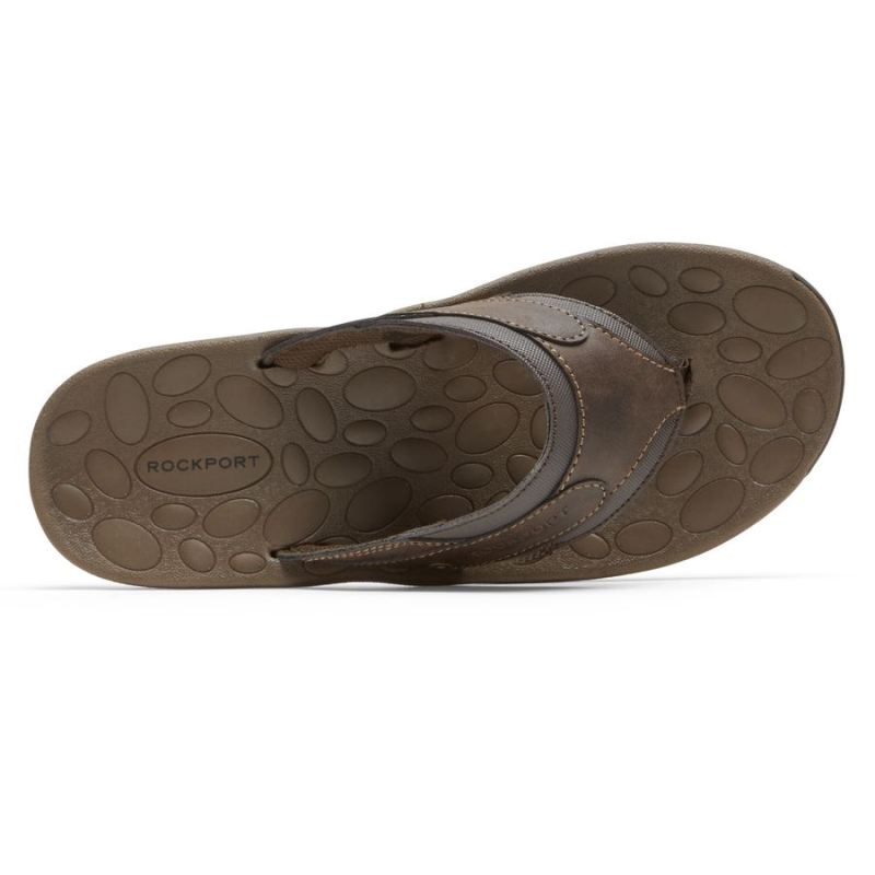 Sandália Masculina Rockport Hayes - Marrom