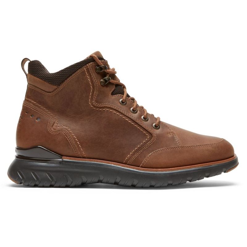 BOTA MASCULINA ROCKPORT TOTAL MOTION SPORT - IMPERMEÁVEL - BEGE