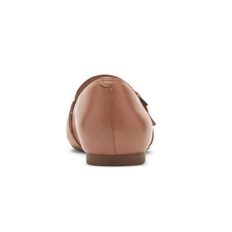 ROCKPORT TOTAL MOTION LAYLANI BUCKLE LOAFER FEMININO - COURO NATURAL