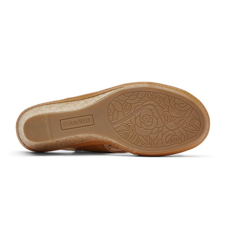 ROCKPORT COBB HILL JANNA SLINGBACK PERFURADO FEMININO - BEGE