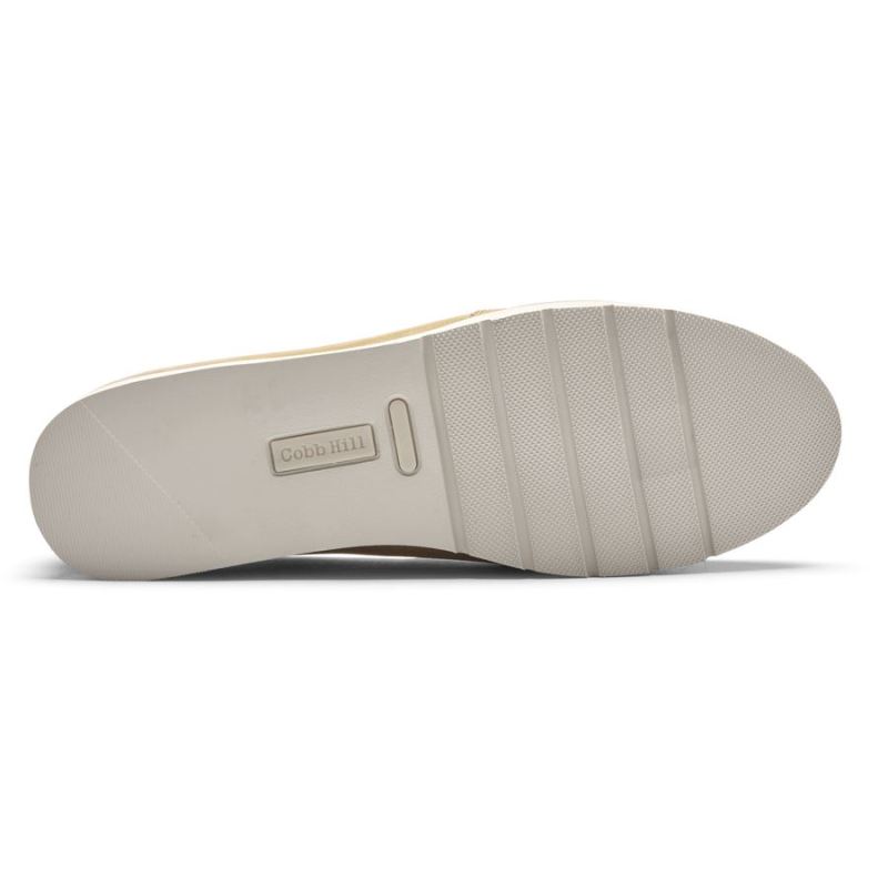 ROCKPORT FEMININO COBB HILL LACI TWIN-GORE SLIP-ON-SUNBEAM COURO