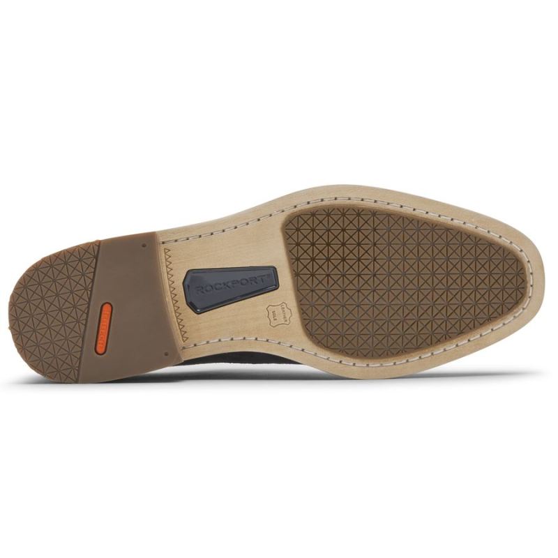 ROCKPORT TOTAL MOTION OFFICE MASCULINO COM BICO DE ASA - CAMURÇA MARINHO