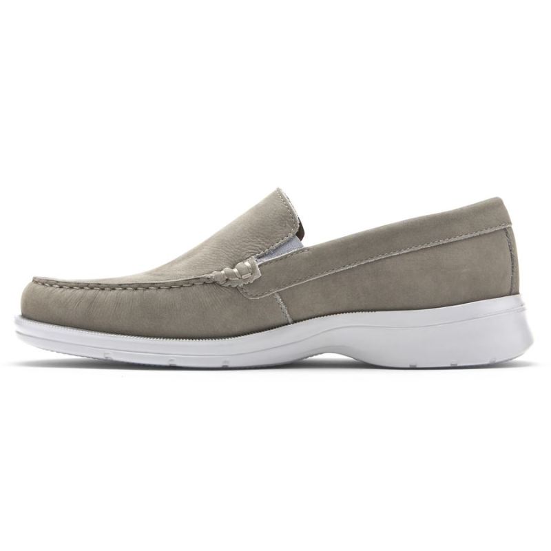 ROCKPORT PALMER MASCULINOMOCASSINO VENETIAN - NUBUCK CINZA