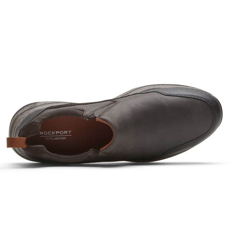 ROCKPORT MASCULINO TOTAL MOTION TRAIL SLIP-ON - À PROVA D'ÁGUA - Java