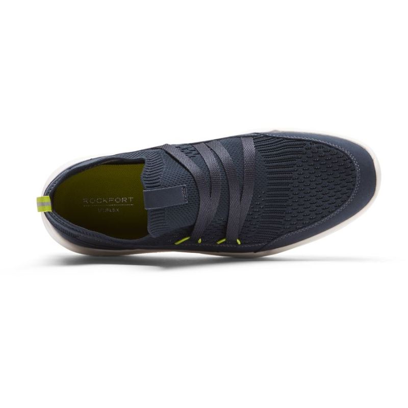 TÊNIS ROCKPORT MASCULINO TRUFLEX EVOLUTION MUDGUARD SLIP-ON - MARINHO