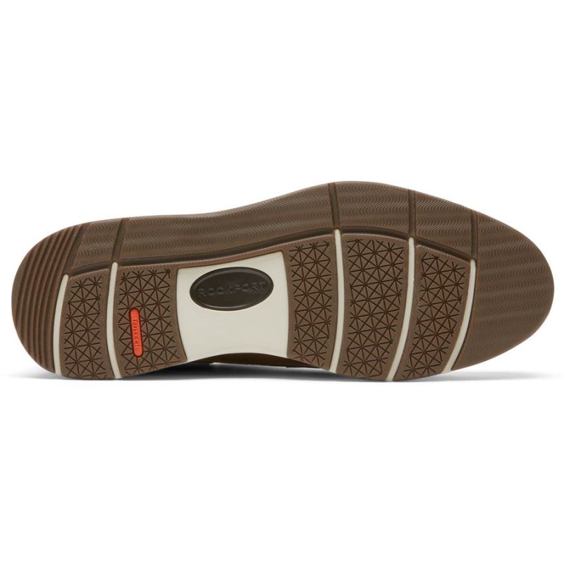 BOTA ROCKPORT MASCULINA TOTAL MOTION CITY COM BICO LISOOXFORD-TAN