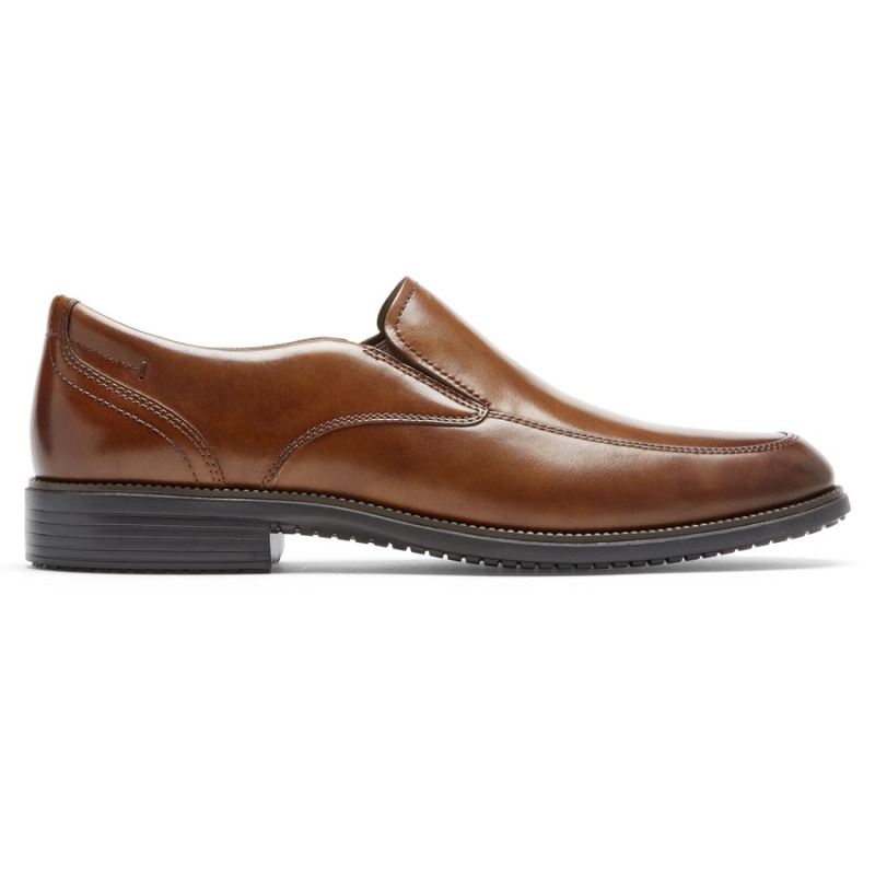 ROCKPORT TOTAL MOTION DRESSPORT SLIP-ON-TAN MASCULINO