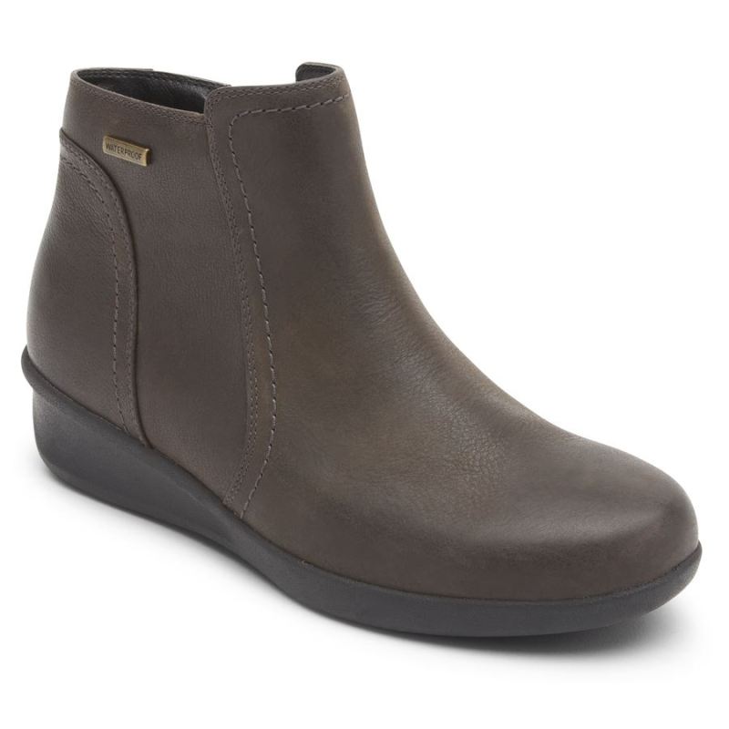 BOTINA IMPERMEÁVEL FAIRLEE FEMININA ROCKPORT - MARROM CHOCOLATE