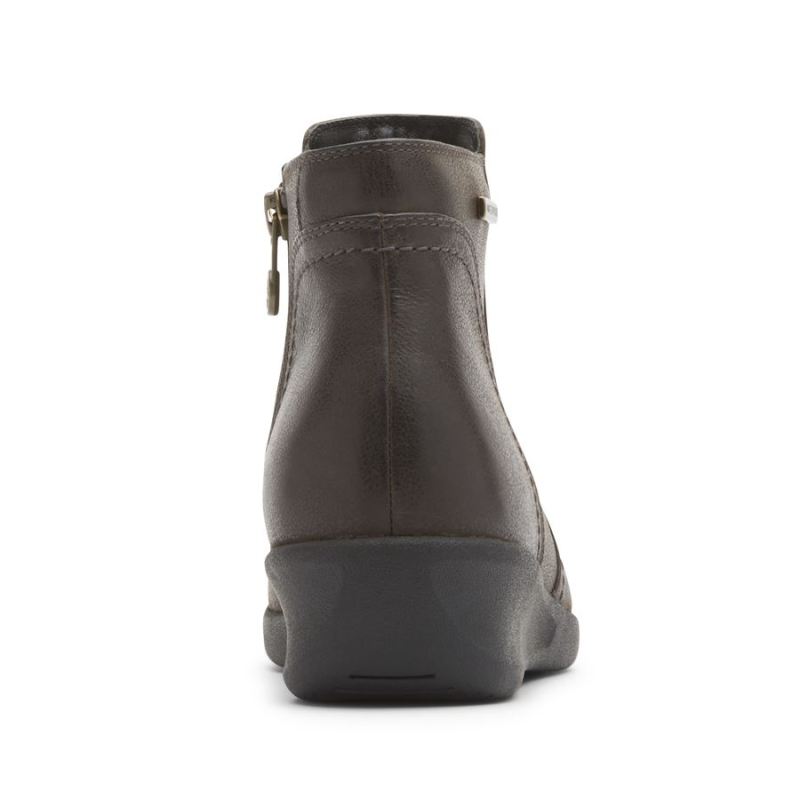BOTINA IMPERMEÁVEL FAIRLEE FEMININA ROCKPORT - MARROM CHOCOLATE