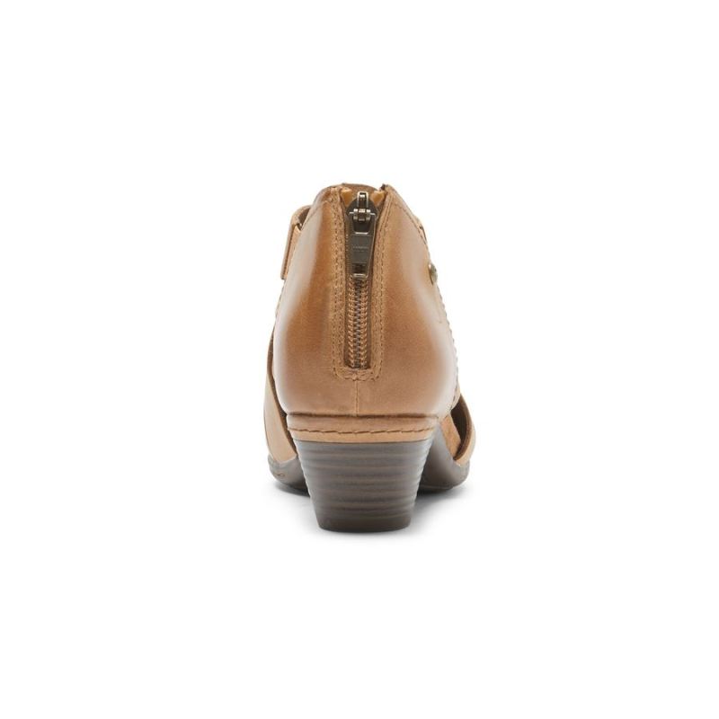 Botinha Cobb Hill Laurel Woven Feminina - Bege