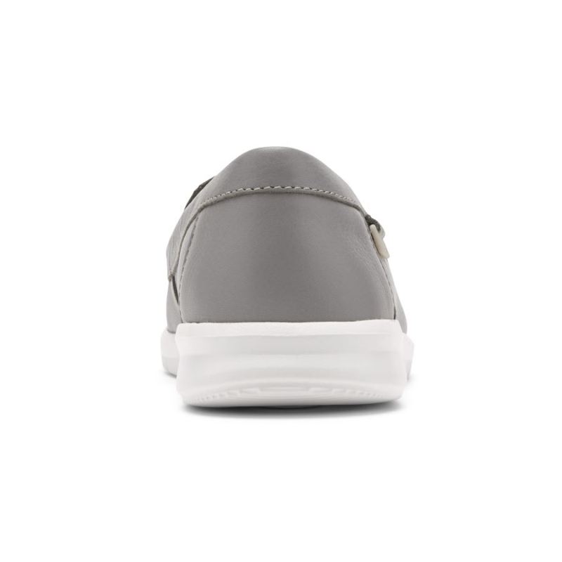 MOCASSINHO LAVÁVEL AYVA FEMININO ROCKPORT - COURO LAVÁVEL CINZA MESCLA