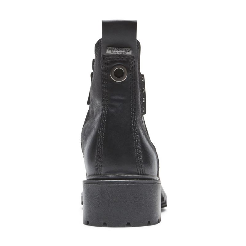 BOTA CHELSEA DE INVERNO COBB HILL FEMININA ROCKPORT - IMPERMEÁVEL - PRETA