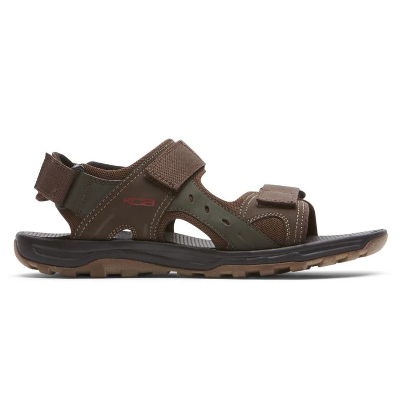 SANDÁLIA MASCULINA AJUSTÁVEL XCS TRAIL TECHNIQUE ROCKPORT - MARROM MULTI
