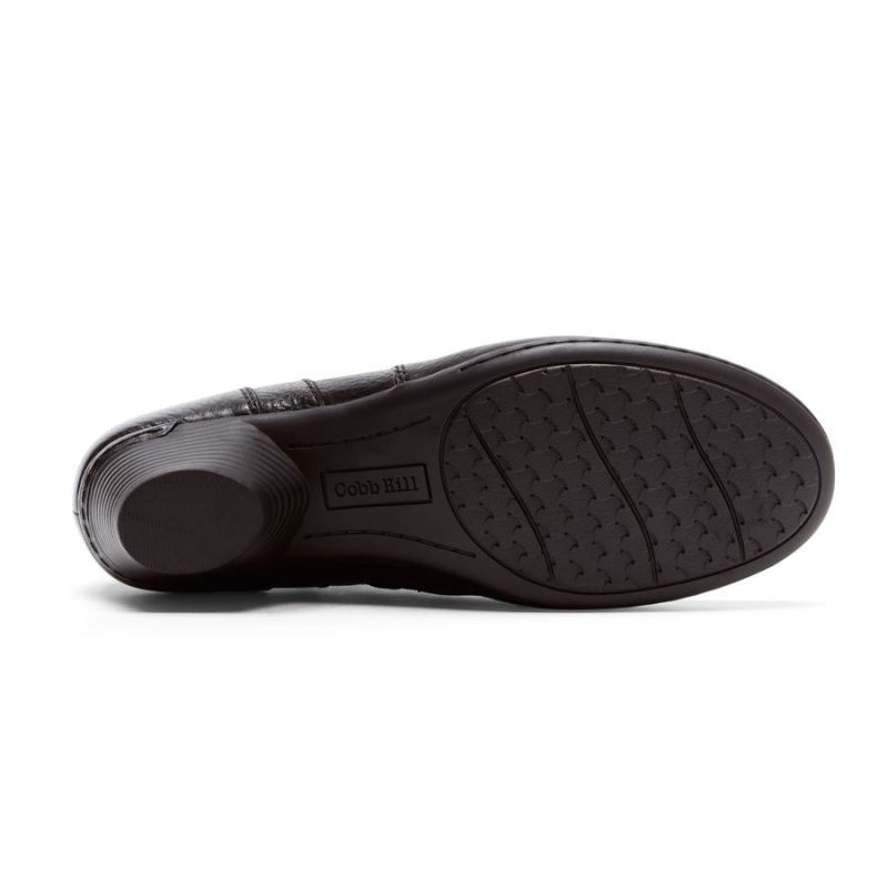 BOTA ROCKPORT FEMININA COM REBITES COBB HILL LAUREL - COURO PRETO