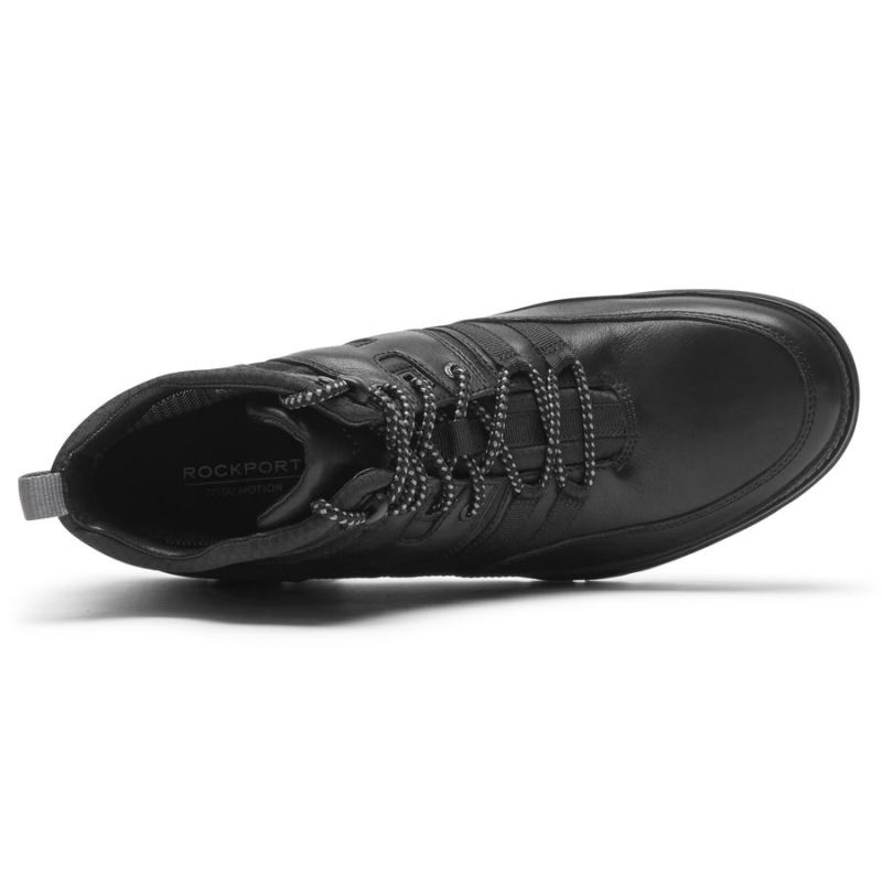 BOTA MASCULINA ROCKPORT TOTAL MOTION TREK MODERN - IMPERMEÁVEL - PRETA