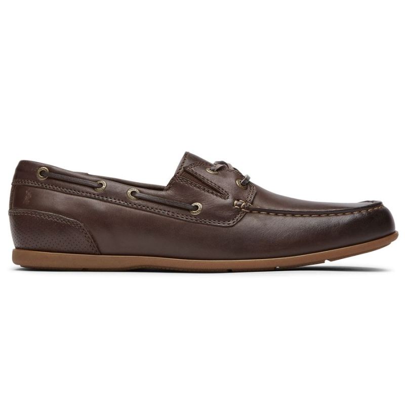 SAPATO NÁUTICO MASCULINO ROCKPORT MALCOM CAMP - JAVA