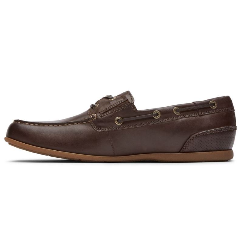 SAPATO NÁUTICO MASCULINO ROCKPORT MALCOM CAMP - JAVA