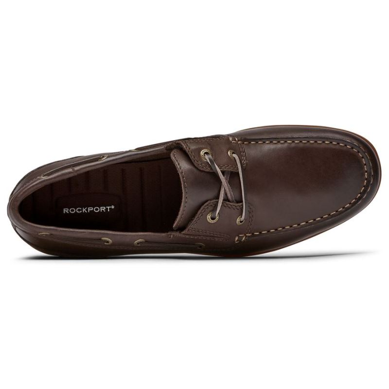 SAPATO NÁUTICO MASCULINO ROCKPORT MALCOM CAMP - JAVA